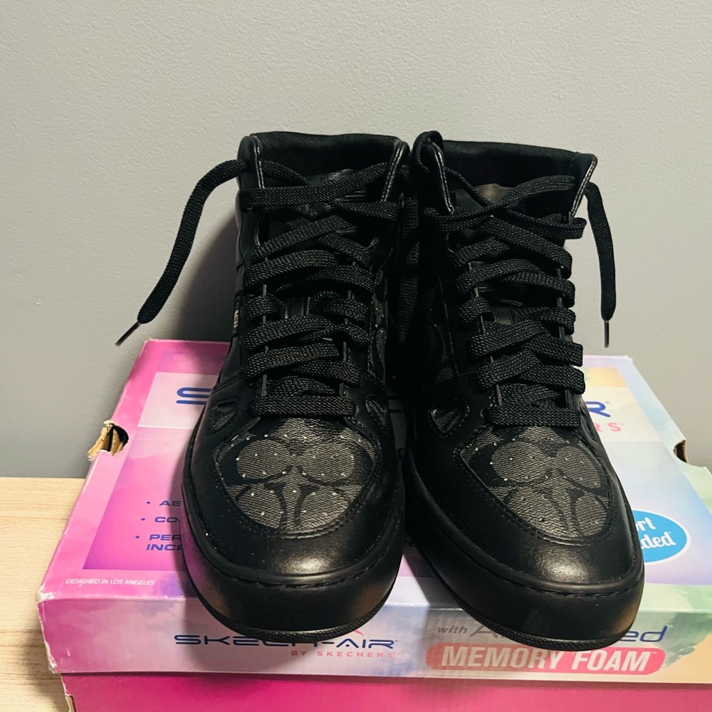 Coach Black Signature High-Tops - Picture 3 of 7